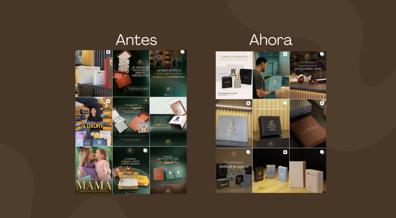 Estrategia Redes Bolsas y Cajas Luxury